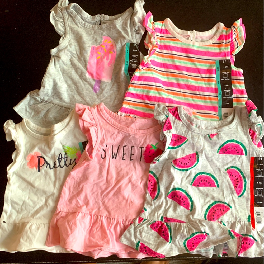 NEW - 5 summer shirts